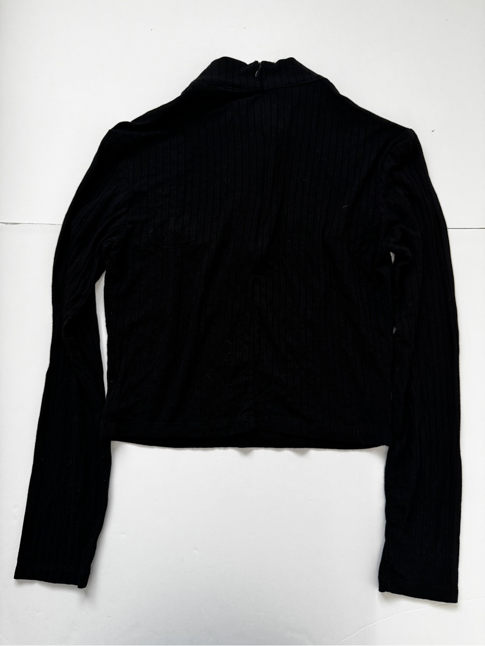 Killstar Asylum Band of Misfits Crop Top Rib Knit Pentagram Harness Black Sz M - Picture 11 of 13